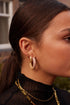 TINY MOON STUDS SILVER